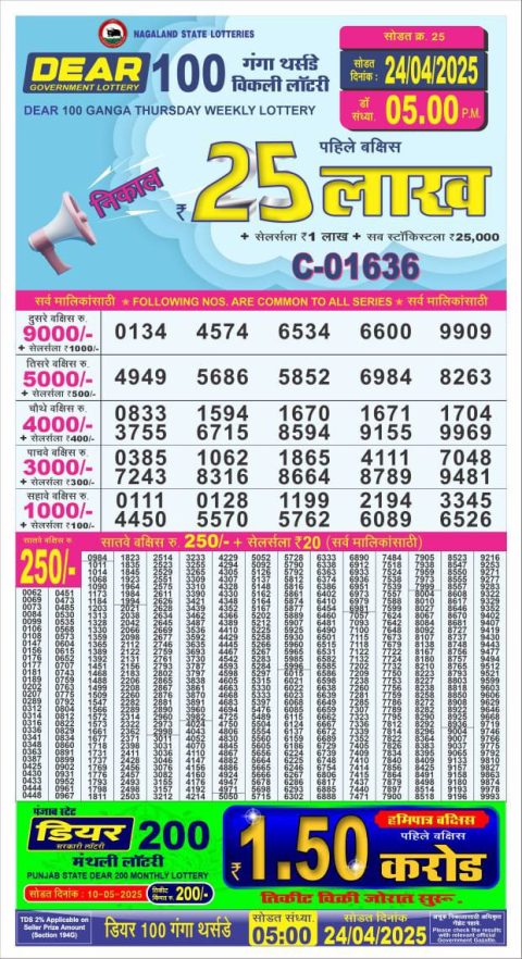 Dear Lottery 5 PM Result - Coming Soon Dear Lottery 5 PM Result - Coming Soon