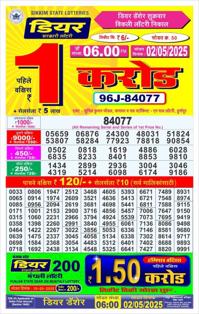 6 PM Result